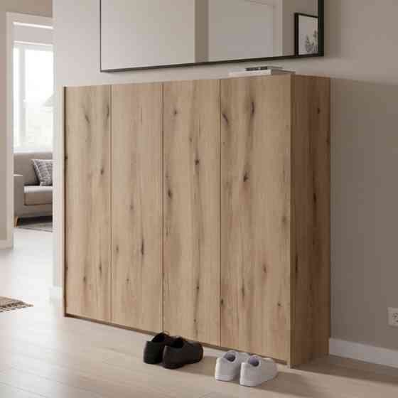 Тумба для обуви Doros Кассель Дуб Евок 4 ДСП 128х40х110 (41516214) Днепр