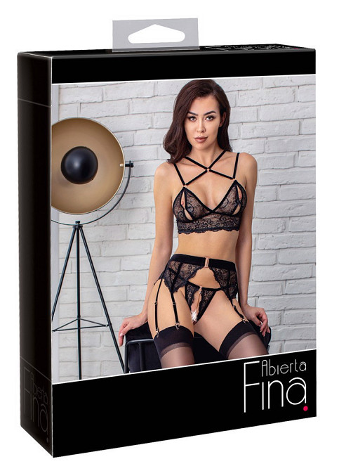Розкішний еротичний комплект Straps-Set Bra M Sex Aura Київ - фото 2