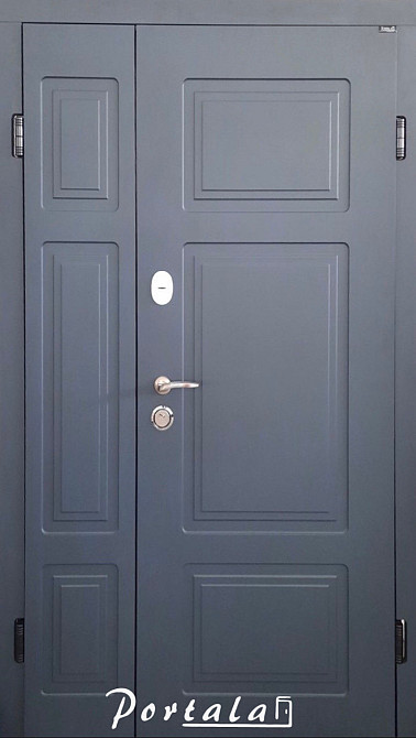 Двері вуличні полуторні, серія Люкс, модель БЕЛФАСТ 1200 Київ - фото 1