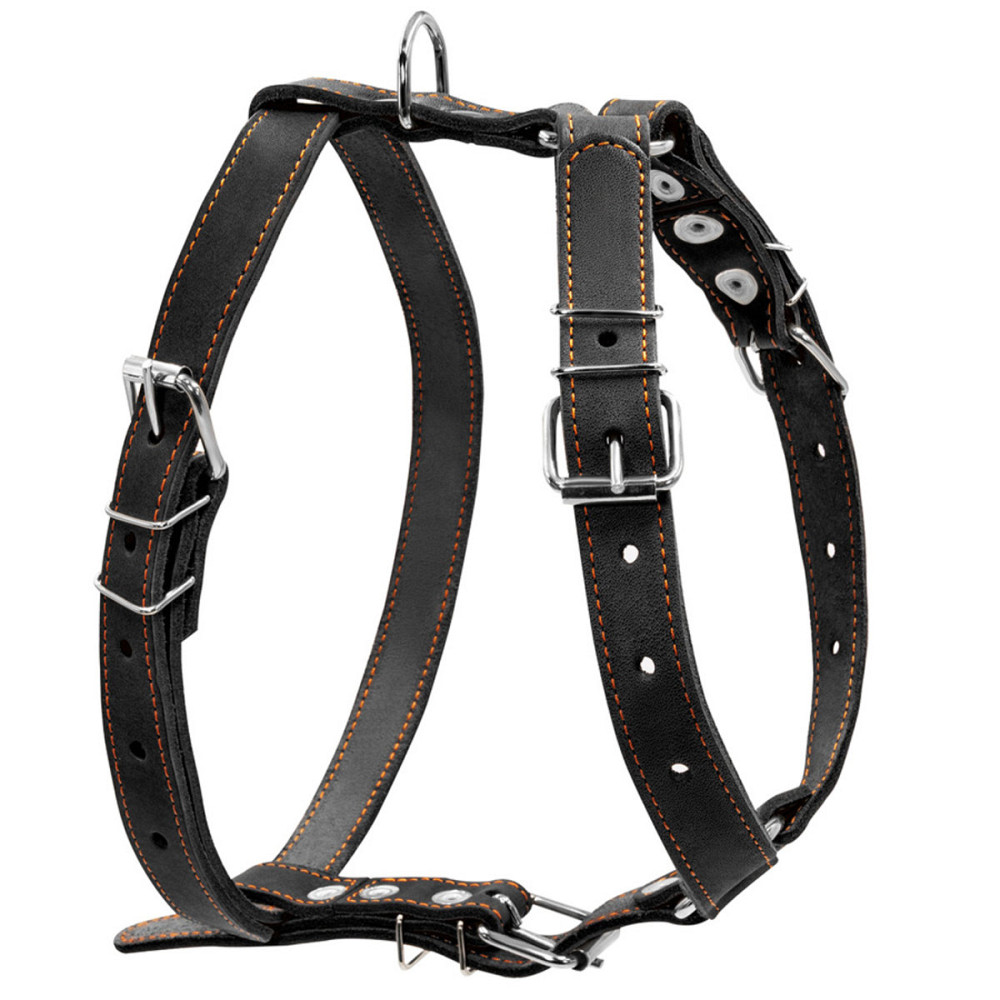 Шлея "CoLLaR" одинарна для середніх собак (ширина 25мм, А:49-68см, В:68-80см) чорний Київ - фото 1