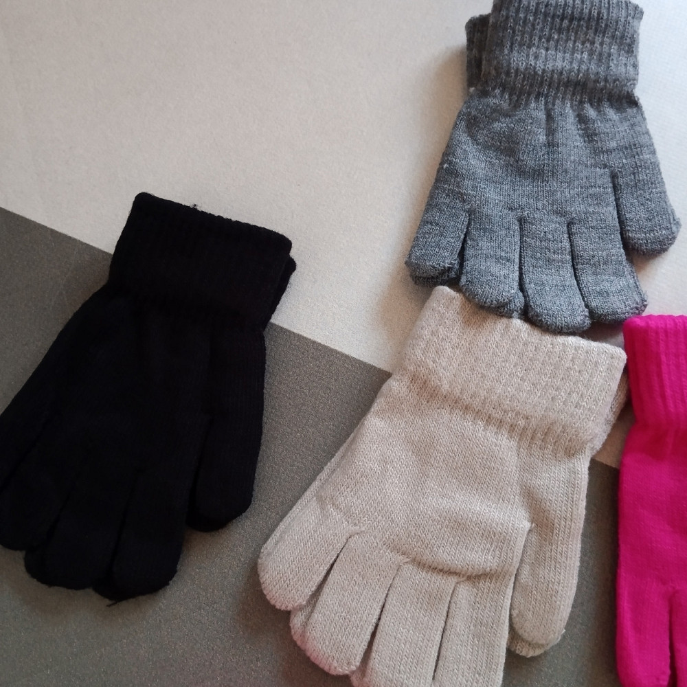 Перчатки детские однотонные 3-5 лет для малышей Киев - изображение 3