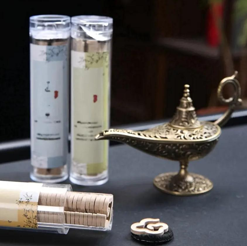 Винтажный металлический держатель для благовоний 