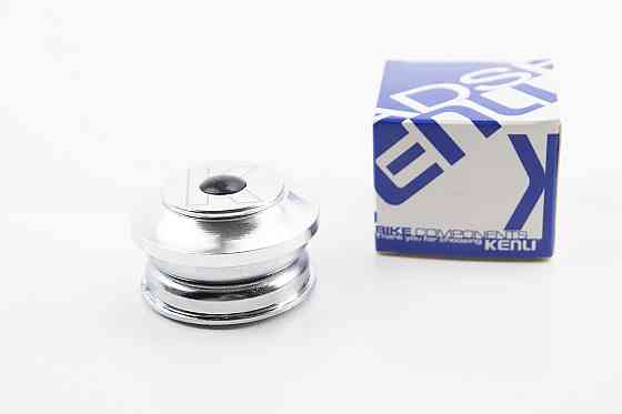 Кермова колонка 1-1/8" (44/28,6x44/30) безрізьбової вилки, напівінтегровані, висока, сіра KL-B431 Київ