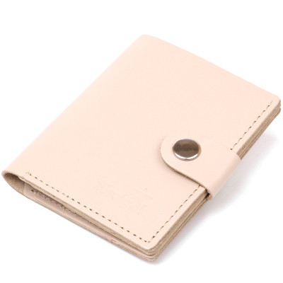 Портмоне Shvigel Кожаное Бежевое (16510) Винница - изображение 1