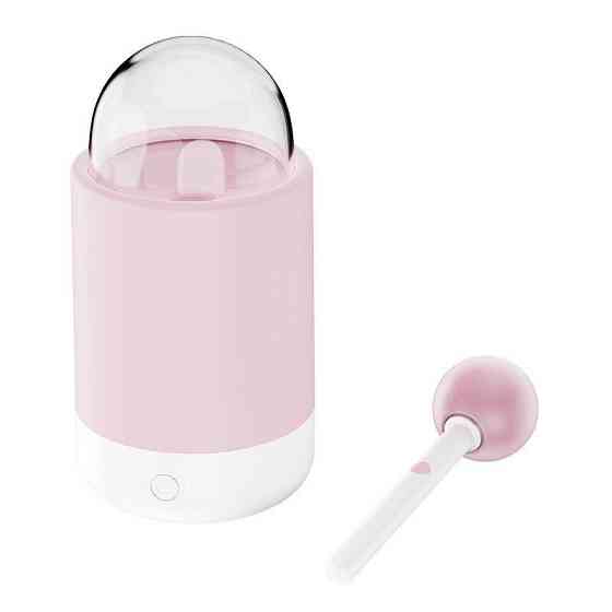 Вібратор-цукерка на паличці KISSTOY Pink Pop, зарядний кейс-нічник, 10 режимів вібрації Sex Aura Київ