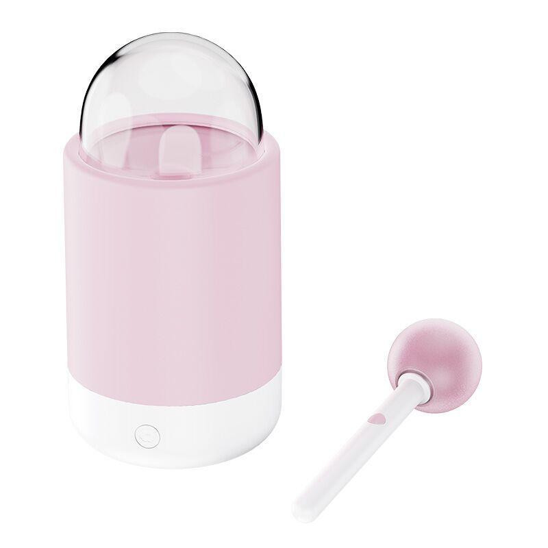 Вібратор-цукерка на паличці KISSTOY Pink Pop, зарядний кейс-нічник, 10 режимів вібрації Sex Aura Київ - фото 2