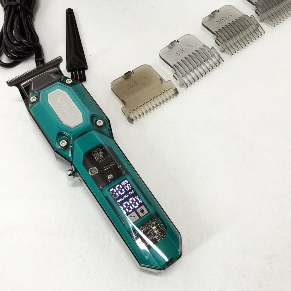 Машинка для стрижки волосся хороша VGR V-900, Універсальний тример для стрижки та гоління BT-56 Львів - фото 10