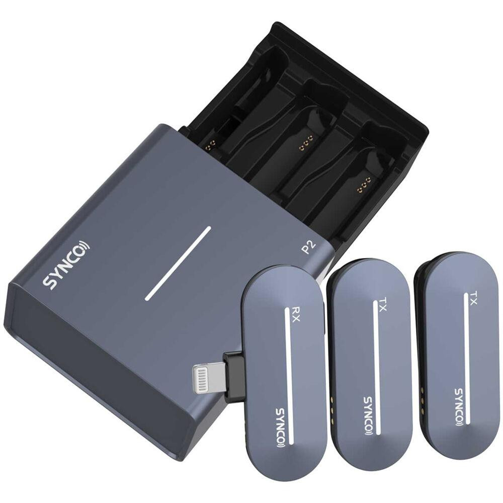 Бездротова мікрофонна система Lightning (iPhone) подвійна Synco P2SL Київ - фото 1