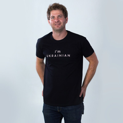 Футболка Sol's Imperial 190 I'am Ukrainian чорний M (11500309/138M) Вінниця - фото 2