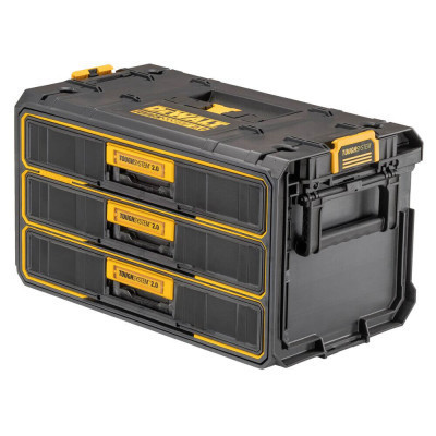 Ящик для инструментов DeWALT TOUGHSYSTEM 2.0, 555х355х305 мм., модуль на 3 ящика (DWST08330-1) Винница - изображение 2