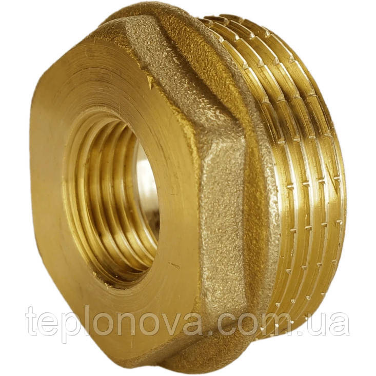 Футорка латунна 1 1/4| НР х 3/4| ВР штампована А0711А VA Чернівці - фото 1