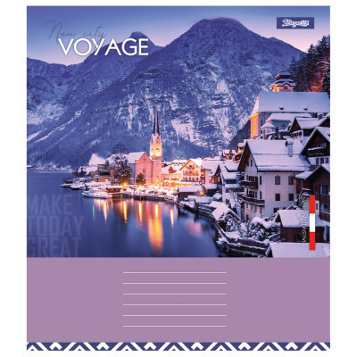 Тетрадь 1 вересня 1В New city voyage 96 листов линия (767422) Винница - изображение 5