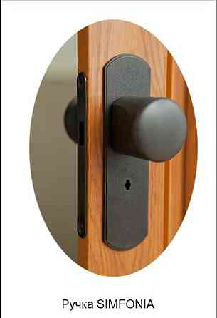 Дверь гармошка  полустекленная Symfonia 860х2030х10 мм Фруктовое дерево Днепр