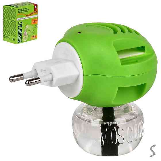 Электрофумигатор от комаров универсальный с жидкостью 30мл (45 ночей) WL-2374 Днепр