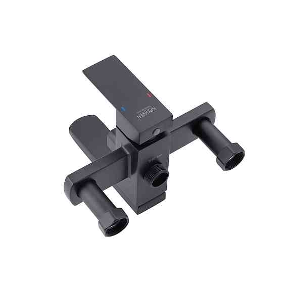 Душевая система для ванны Kroner KRP Edelstahl Kubus - SCH063 черный Киев