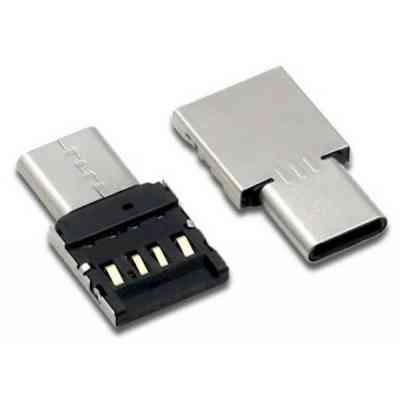 Перехідник OTG USB 2.0 AF to USB-C M Lapara (LA-OTG-Type-C-adaptor) Вінниця