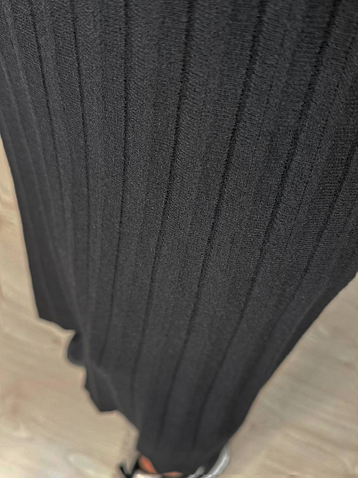 Спідниця жіноча Accorddream 62313 вʼязана пліссе міді на резинці, чорний, one size Київ - фото 5