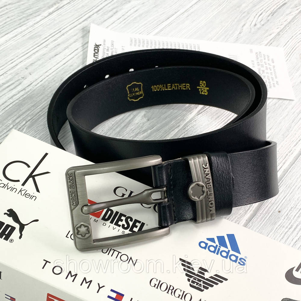 Мужской кожаный ремень (3701) Киев - изображение 3