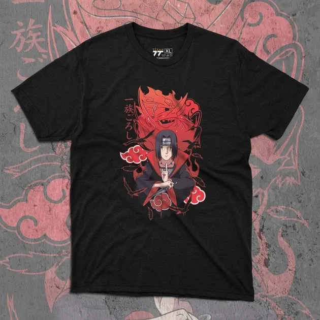 Футболка чоловіча з  принтом Наруто Итачи Сусано 2 Розмір 48 Дніпро - фото 1