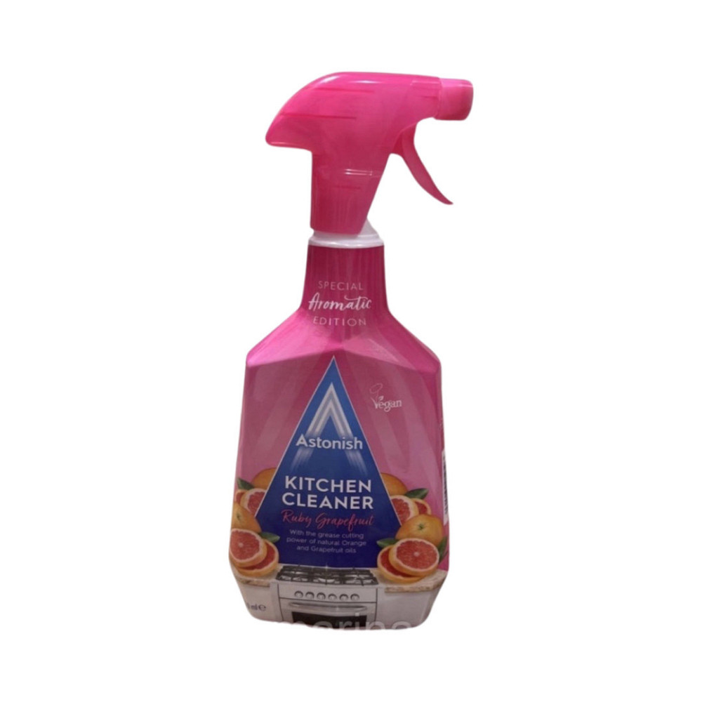 Спрей для чистки кухни Astonish Kitchen Cleaner Ruby Grapefruit 750 мл (E-00693) Виноградов - изображение 1