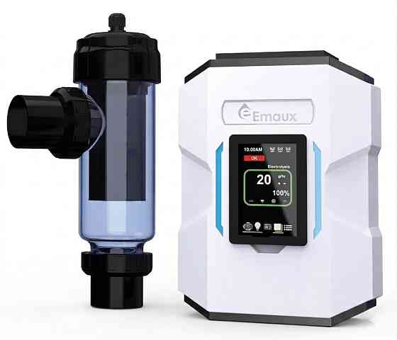 Хлоргенератор Emaux CyberSync Pool Station CS-A20 (60 м3, 20 г/ч) с функцией управления бассейном Киев
