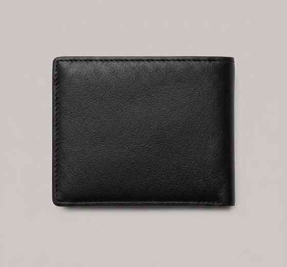 Мужской кожаный небольшой кошелек Lacoste (1722-1) Киев