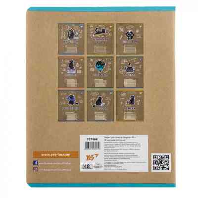 Зошит Yes предметний ХІМІЯ Black cat 48 аркушів, клітинка (767468) Вінниця