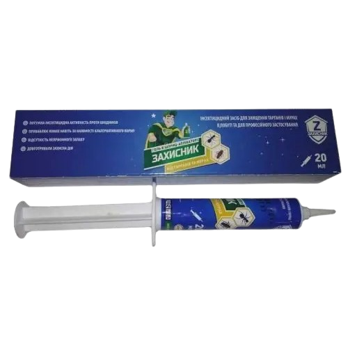 Гель від тарганів та мурах 20мл в шприці Захисник Укравіт Житомир - фото 1