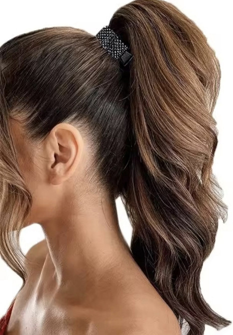 Затискач для волосся Чорний Сміла - фото 4