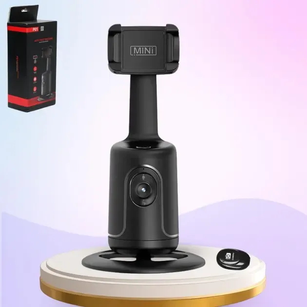 Умный акумуляторний монопод P01 с датчиком движения Аккумуляторный стабилизатор для телефона настольный смарт штатив Коломия - фото 1