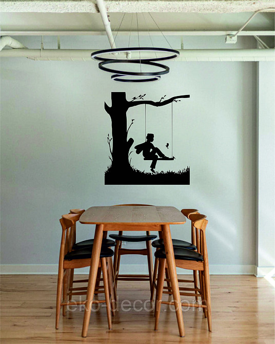 Декоративное настенное Панно «Мальчик на качеле» Декор на стену Киев - изображение 7