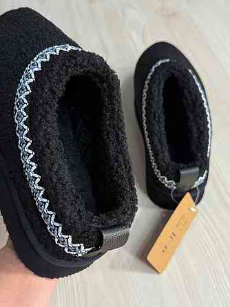 Уггі жіночі Itts 1801-1 капці на платформі з хутром тедді чорні, 41, 25,5 см Київ