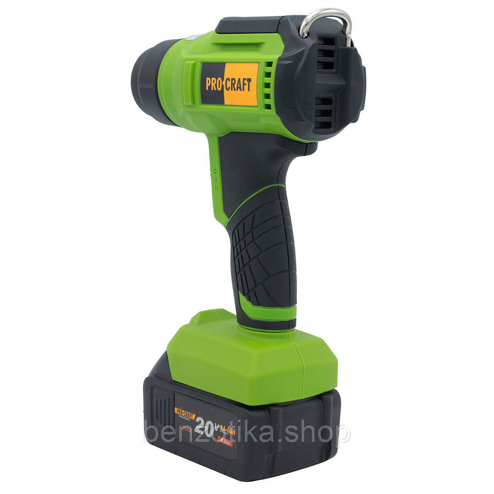 Акумуляторний фен промисловий Procraft PH20 (без акб та зп) Київ - фото 6