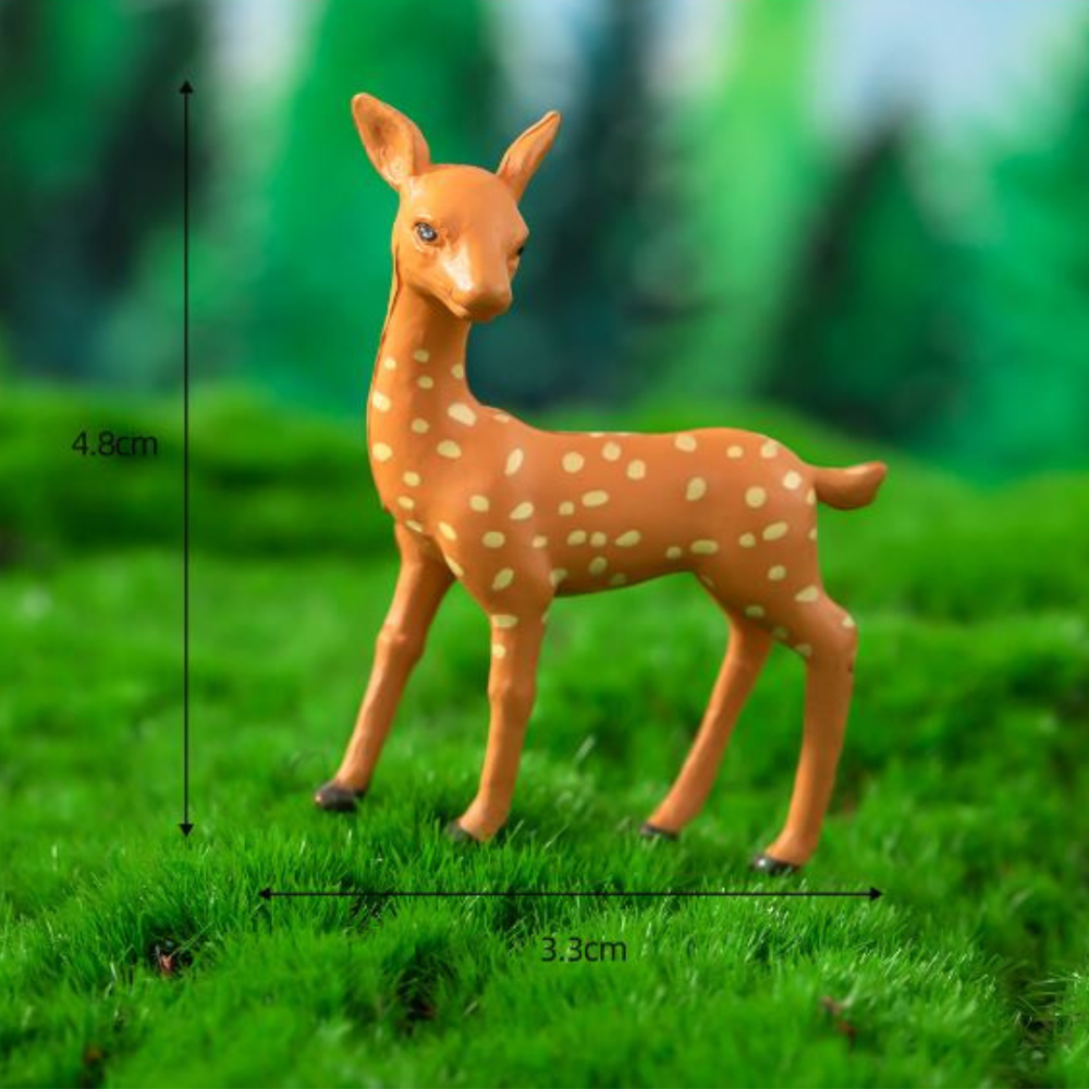 Декоративные  фигурки Пара Оленей для флорариума, мини-сада, моссариума, хенд-мейда, микроландшафта. Одесса - изображение 4