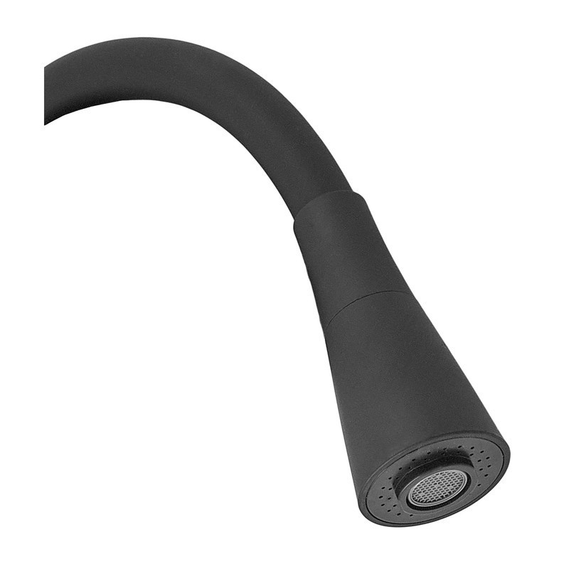 Змішувач для кухні Zerix Atrium-011-T Graphite Refl.Black (Колір графіт+силіконовий вилив чорний) (ZX6106) ( 16205 ) Харьков - изображение 5