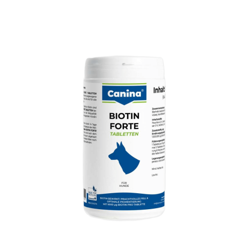 Вітамінний комплекс Canina Biotin Forte Tabletten для собак Біотин інтенсивний курс для шерсті 700 г 210 табл. Київ