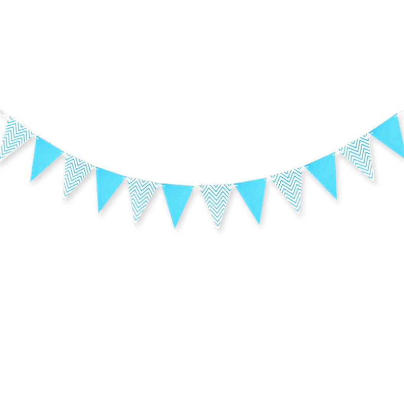 Гирлянда треугольники 4 м 18 на 13 см голубой Киев - изображение 5