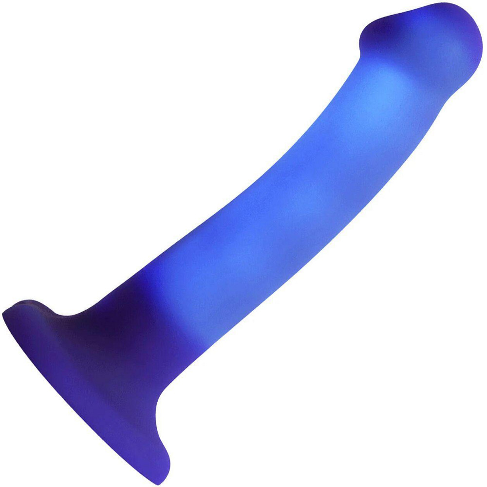 Дилдо, що світиться Strap-On-Me Glow-LED Dildo Purple - M Sex Aura Київ - фото 1