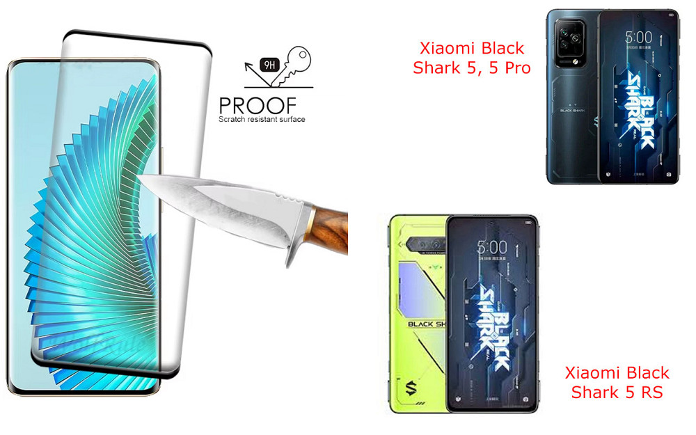 Захисне скло HyperGlass Pro для Xiaomi Black Shark 5, 5 Pro, 5 RS – максимальна чутливість та захист Київ - фото 1