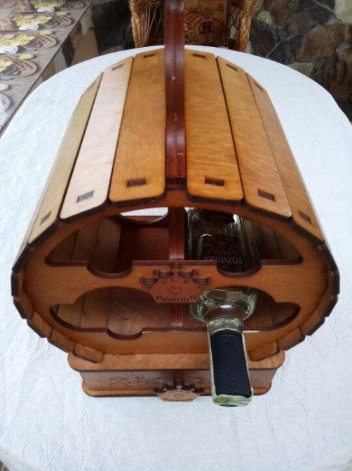 Міні бар «Бочка» із чарками В-017 Київ - фото 4