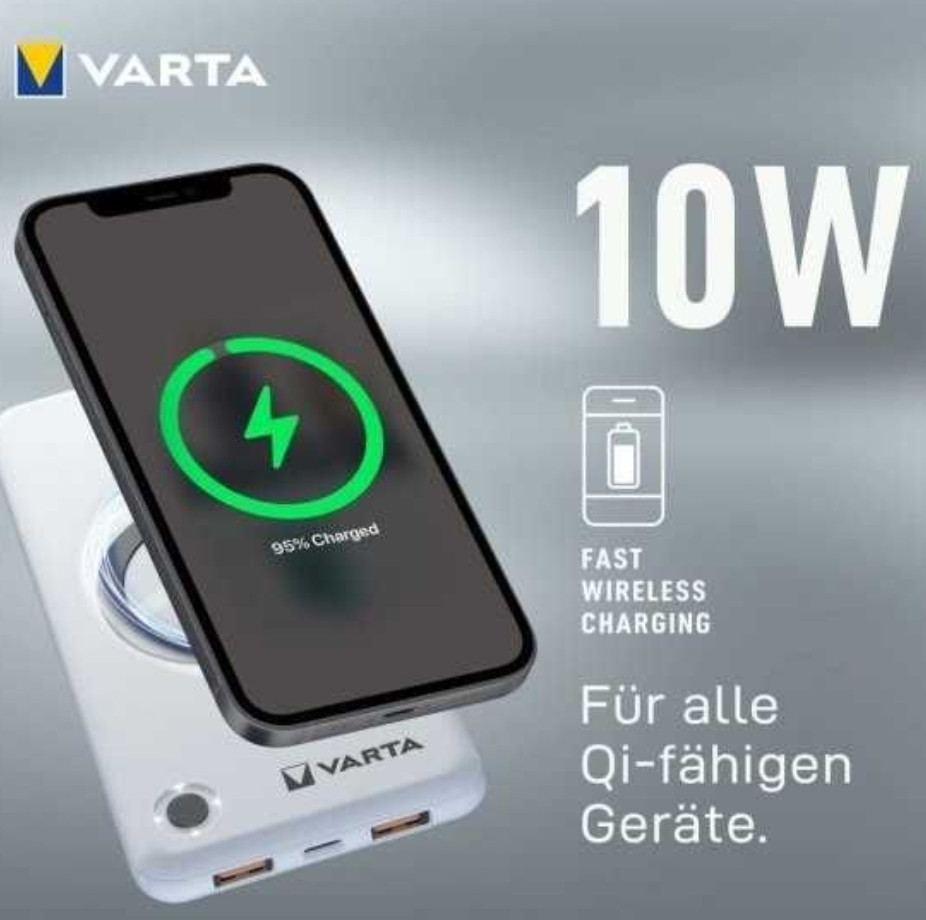 Павербанк УМБ Varta Wireless Power Bank 15000 mAh Київ - фото 2