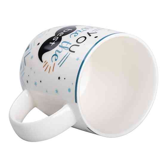 Фарфоровая чашка с надписью 