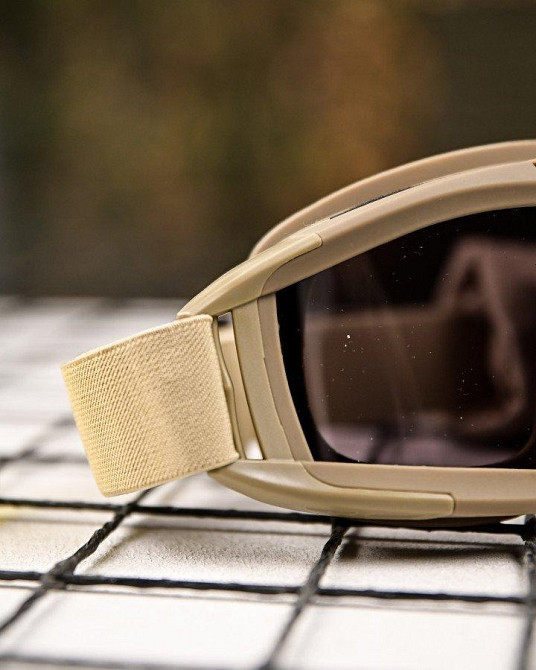 Защитные тактические очки-маска с сменными линзами  coyot  ПП7846 Одесса - изображение 7