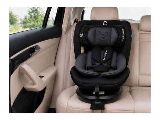 Автокрісло VELANO Vento 360° i-Size 40–150 см, ISOFIX + опорна нога, grey Київ