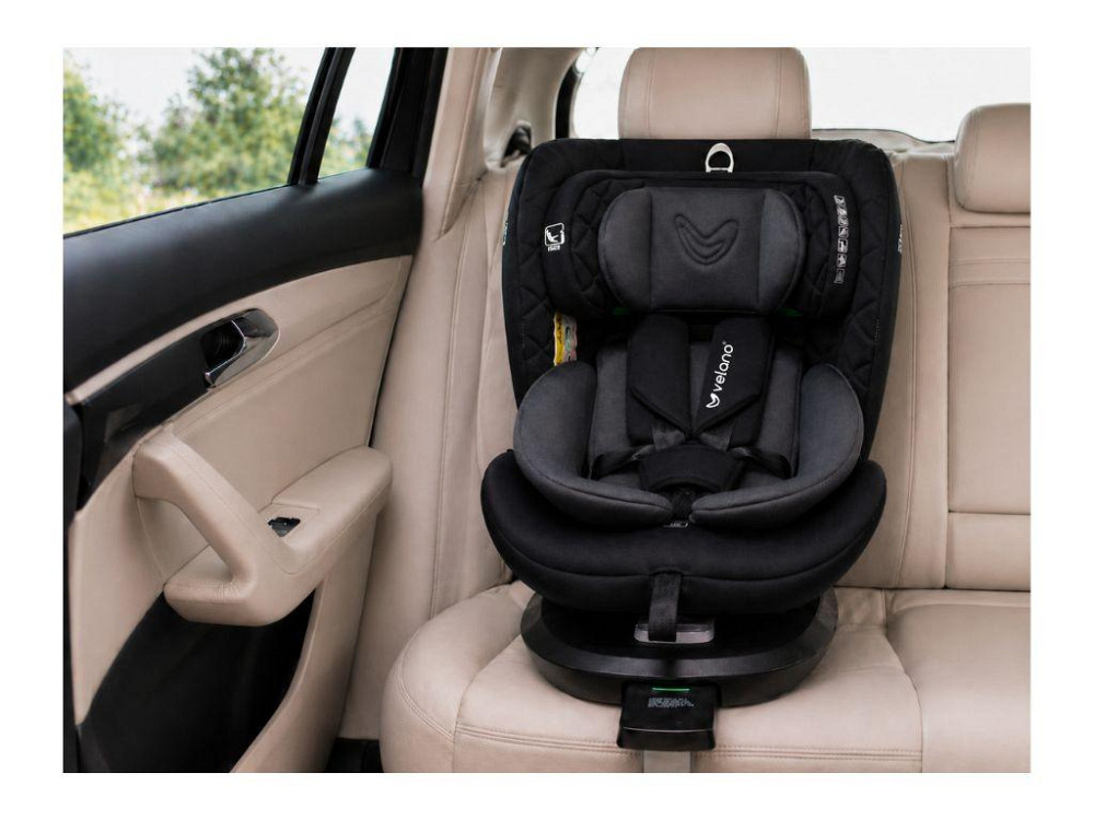 Автокрісло VELANO Vento 360° i-Size 40–150 см, ISOFIX + опорна нога, grey Київ - фото 6