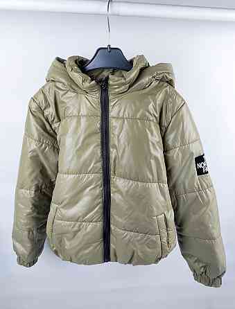 Демисезонная куртка под резинку The North Face в цвете хаки на 6,7,8 лет Николаев