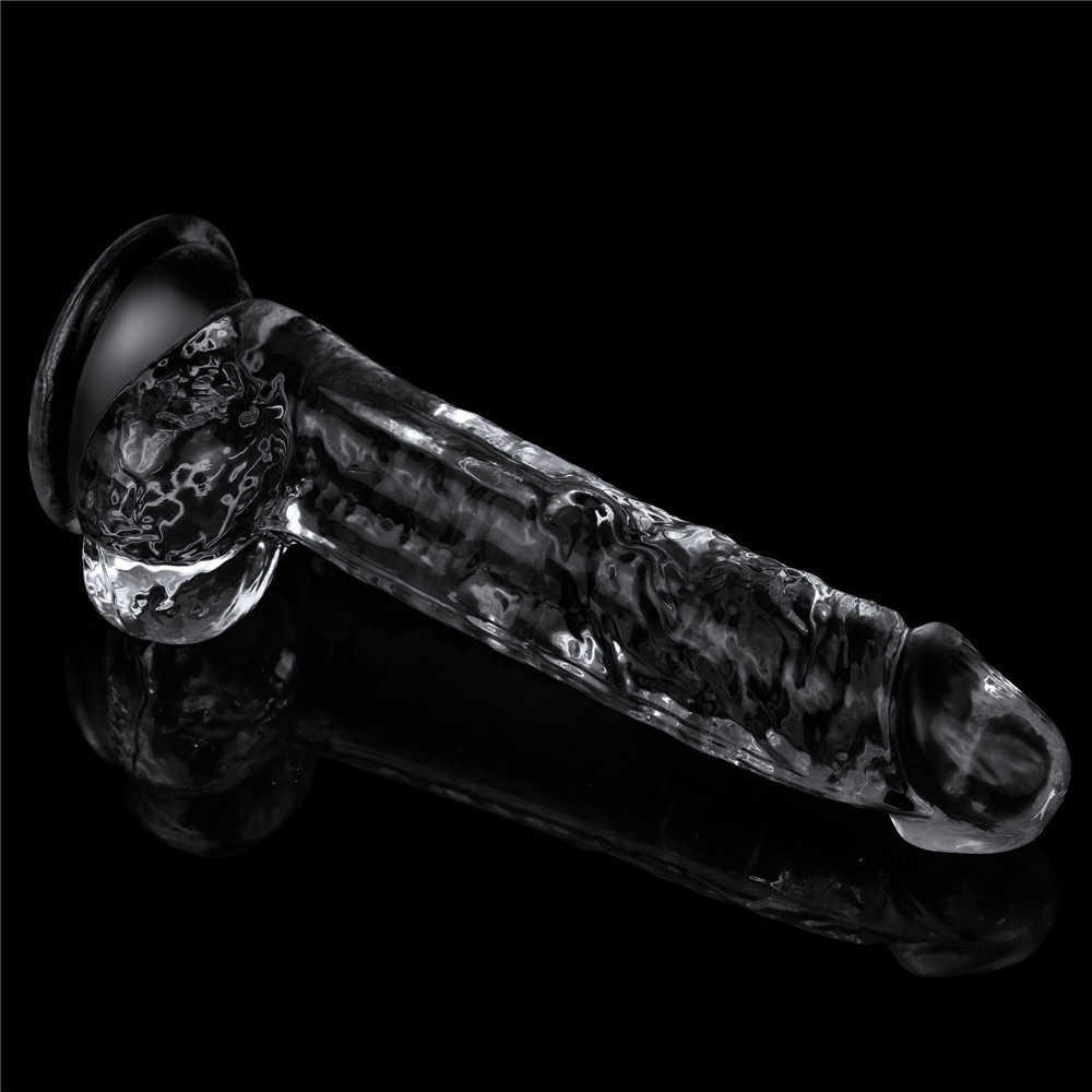 Фалоімітатор - Flawless Clear Dildo 7.5" Clear Sex Aura Київ - фото 7