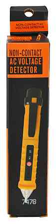 Безконтактний тестер напруги зі світло-звуковою індикацією M100 (7478) / прозвонка Дніпро