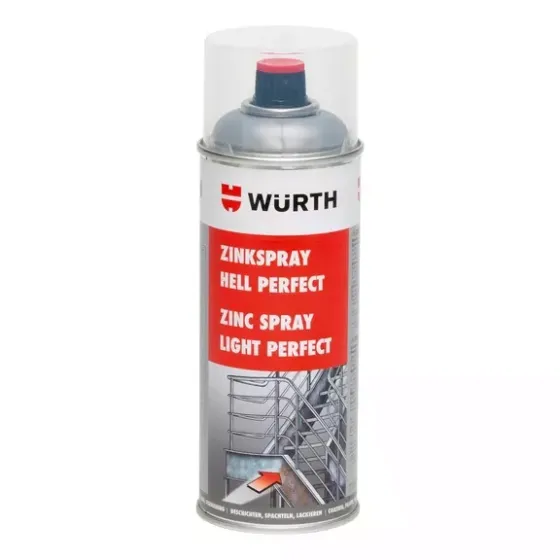Спрей-цинк WURTH 0893114114 світлий PERFECT 400мл Коломыя