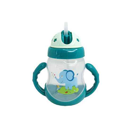 Пляшечка пластикова з ручками MGZ-0322(Green) 250 мл Вінниця